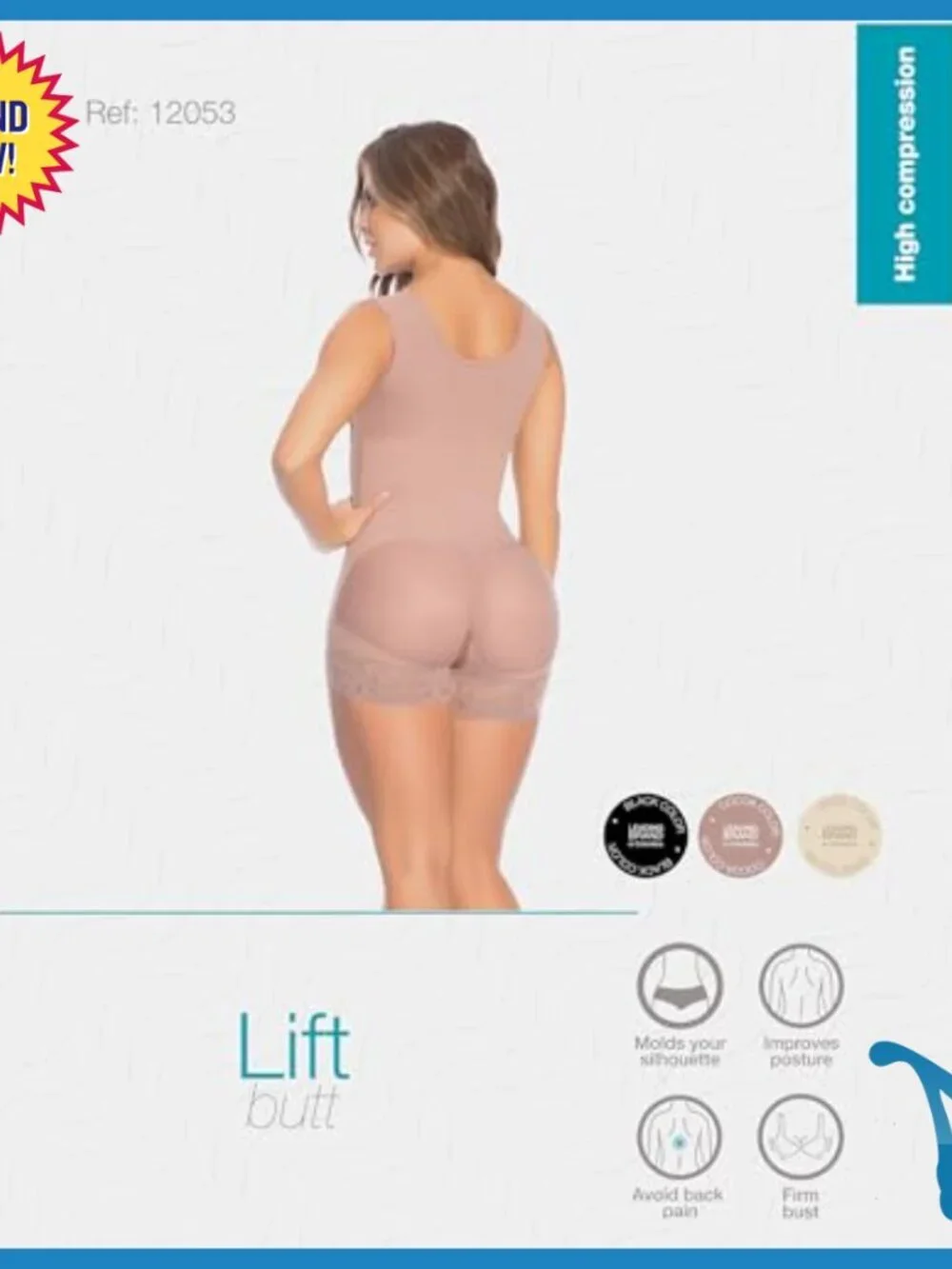 High Compression Shapewear Bodysuit Tummy Control Postpartum Post Surgery